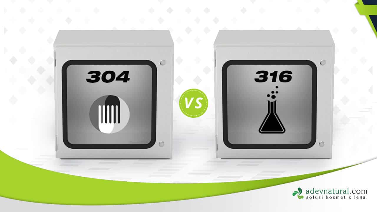 Perbedaan stainless steel 304 dan 316