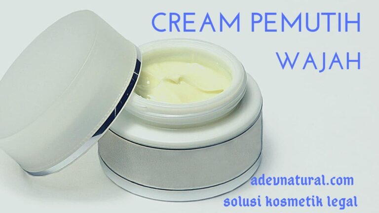 Cream Pemutih Wajah yang Bagus Aman Cepat Murah +Rekomendasi Maklon